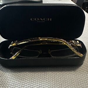 Coach Tortoiseshell Eyeglasses with Black Case
